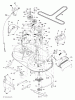 Jonsered LT2114 (96011029300) - Lawn & Garden Tractor (2010-11) Ersatzteile MOWER DECK / CUTTING DECK