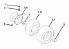 Jonsered LT2114 (96011029302) - Lawn & Garden Tractor (2011-10) Ersatzteile WHEELS TIRES