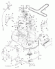Jonsered LT2114 (96011029303) - Lawn & Garden Tractor (2012-08) Ersatzteile MOWER DECK / CUTTING DECK