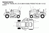 Jonsered LT2115 (96011012200) - Lawn & Garden Tractor (2006-01) Ersatzteile DECALS