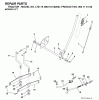 Jonsered LT2115 (96011012200) - Lawn & Garden Tractor (2006-01) Ersatzteile MOWER LIFT / DECK LIFT