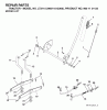 Jonsered LT2115 (96011012300) - Lawn & Garden Tractor (2006-01) Ersatzteile MOWER LIFT / DECK LIFT