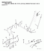 Jonsered LT2115 (J2115A, 954130210) - Lawn & Garden Tractor (2004-01) Ersatzteile MOWER LIFT / DECK LIFT
