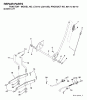 Jonsered LT2115 (J2115B, 954130210) - Lawn & Garden Tractor (2004-06) Ersatzteile MOWER LIFT / DECK LIFT