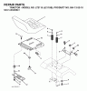 Jonsered LT2115 (J2115B, 954130210) - Lawn & Garden Tractor (2004-06) Ersatzteile SEAT