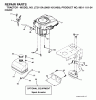 Jonsered LT2115 A (96011012400) - Lawn & Garden Tractor (2006-01) Ersatzteile ENGINE