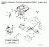 Jonsered LT2115 CMA (96061008301) - Lawn & Garden Tractor (2006-06) Ersatzteile ENGINE