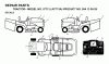 Jonsered ICT13 (JICT13A, 954130029) - Lawn & Garden Tractor (1999-03) Ersatzteile DECALS