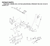 Jonsered LT2116 A (JNA16H42C, 954130070) - Lawn & Garden Tractor (2003-05) Ersatzteile MOWER LIFT / DECK LIFT