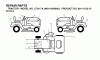 Jonsered LT2117 A (96011000900) - Lawn & Garden Tractor (2005-01) Ersatzteile DECALS