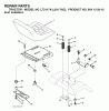 Jonsered LT2117 A (J2117AC, 954130212) - Lawn & Garden Tractor (2004-06) Ersatzteile SEAT
