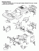 Jonsered LT2117 A (JNA17H42B, 954130086) - Lawn & Garden Tractor (2003-05) Ersatzteile CHASSIS ENCLOSURES