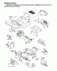 Jonsered LT2118 A (J2118AB, 954130213) - Lawn & Garden Tractor (2004-06) Ersatzteile CHASSIS ENCLOSURES