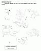 Jonsered ICT13 (JICT13C, 954130039) - Lawn & Garden Tractor (2000-04) Ersatzteile ENGINE CUTTING EQUIPMENT