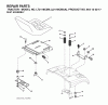 Jonsered LT2118 CMA (J2118CMAA, 954130217) - Lawn & Garden Tractor (2004-01) Ersatzteile SEAT