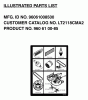Jonsered LT2118 CMA2 (96061008500) - Lawn & Garden Tractor (2006-04) Ersatzteile FREQUENTLY USED PARTS
