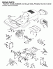 Jonsered LT2119 A (J2119AA, 954130090) - Lawn & Garden Tractor (2003-01) Ersatzteile CHASSIS ENCLOSURES