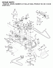 Jonsered LT2119 A (J2119AA, 954130090) - Lawn & Garden Tractor (2003-01) Ersatzteile MOWER DECK / CUTTING DECK