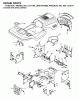 Jonsered LT2119 A (JNA19H48B, 954130071) - Lawn & Garden Tractor (2003-05) Ersatzteile CHASSIS ENCLOSURES