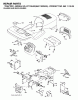 Jonsered LT2120 A2 (96011022500) - Lawn & Garden Tractor (2006-03) Ersatzteile CHASSIS ENCLOSURES