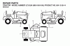 Jonsered LT2122 A (96011001100) - Lawn & Garden Tractor (2005-01) Ersatzteile DECALS