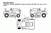 Jonsered LT2122 A (J2122AA, 954130214) - Lawn & Garden Tractor (2004-01) Ersatzteile DECALS