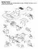 Jonsered LT2122 A2 (96011013100) - Lawn & Garden Tractor (2006-04) Ersatzteile CHASSIS ENCLOSURES