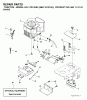 Jonsered LT2122 A2 (96011013100) - Lawn & Garden Tractor (2006-04) Ersatzteile ENGINE CUTTING EQUIPMENT