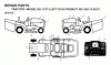 Jonsered ICT13 (JICT13TA, 954130027) - Lawn & Garden Tractor (1999-03) Ersatzteile DECALS
