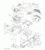 Jonsered LT2213 (96041008705) - Lawn & Garden Tractor (2012-08) Ersatzteile CHASSIS ENCLOSURES