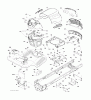 Jonsered LT2213 A (96041008800) - Lawn & Garden Tractor (2009-02) Ersatzteile CHASSIS ENCLOSURES