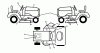 Jonsered LT2213 A (96041008800) - Lawn & Garden Tractor (2009-02) Ersatzteile DECALS