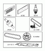 Jonsered LT2213 A (96041015201) - Lawn & Garden Tractor (2010-10) Ersatzteile FREQUENTLY USED PARTS