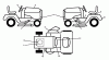 Jonsered LT2213 A (96041015205) - Lawn & Garden Tractor (2013-05) Ersatzteile DECALS