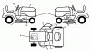 Jonsered LT2213 A (96041015401) - Lawn & Garden Tractor (2010-08) Ersatzteile DECALS