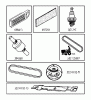 Jonsered LT2213 A (96041015401) - Lawn & Garden Tractor (2010-08) Ersatzteile FREQUENTLY USED PARTS