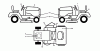 Jonsered LT2213 C (96041008101) - Lawn & Garden Tractor (2009-08) Ersatzteile DECALS
