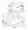Jonsered LT2213 C (96041008101) - Lawn & Garden Tractor (2009-08) Ersatzteile CHASSIS ENCLOSURES