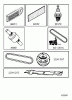 Jonsered LT2213 C (96041008900) - Lawn & Garden Tractor (2009-02) Ersatzteile FREQUENTLY USED PARTS
