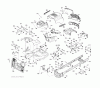 Jonsered LT2213 C (96041008901) - Lawn & Garden Tractor (2010-01) Ersatzteile CHASSIS ENCLOSURES