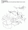 Jonsered ICT13A (JICTH13C, 954130040) - Lawn & Garden Tractor (2001-02) Ersatzteile BAGGER