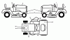 Jonsered LT2213 C (96051000900) - Lawn & Garden Tractor (2010-11) Ersatzteile DECALS