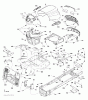 Jonsered LT2213 C (96051000902) - Lawn & Garden Tractor (2012-08) Ersatzteile CHASSIS ENCLOSURES