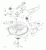 Jonsered LT2213 CA (96041015300) - Lawn & Garden Tractor (2010-01) Ersatzteile MOWER DECK / CUTTING DECK