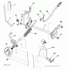 Jonsered LT2213 CA (96051001001) - Lawn & Garden Tractor (2011-04) Ersatzteile MOWER LIFT / DECK LIFT