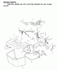 Jonsered ICT14 (JICT14A, 954130064) - Lawn & Garden Tractor (2002-02) Ersatzteile BAGGER