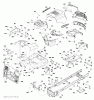 Jonsered LT2213 CA (96051001900) - Lawn & Garden Tractor (2010-11) Ersatzteile CHASSIS ENCLOSURES