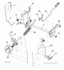 Jonsered LT2213 CA (96051001900) - Lawn & Garden Tractor (2010-11) Ersatzteile MOWER LIFT / DECK LIFT