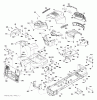 Jonsered LT2213 CA (96051001904) - Lawn & Garden Tractor (2013-05) Ersatzteile CHASSIS ENCLOSURES