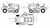 Jonsered LT2216 (96041003202) - Lawn & Garden Tractor (2007-10) Ersatzteile DECALS